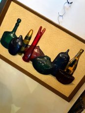 画像2: "Richter Artcraft" Glass Bottle Wall Art (2)