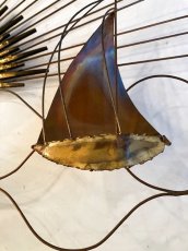 画像15: Sailboats & Birds Wall Sculpture (15)