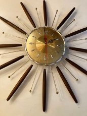 画像1: "Lux"Sun Burst Clock (1)