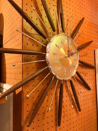 画像1: "Lux"Sun Burst Clock