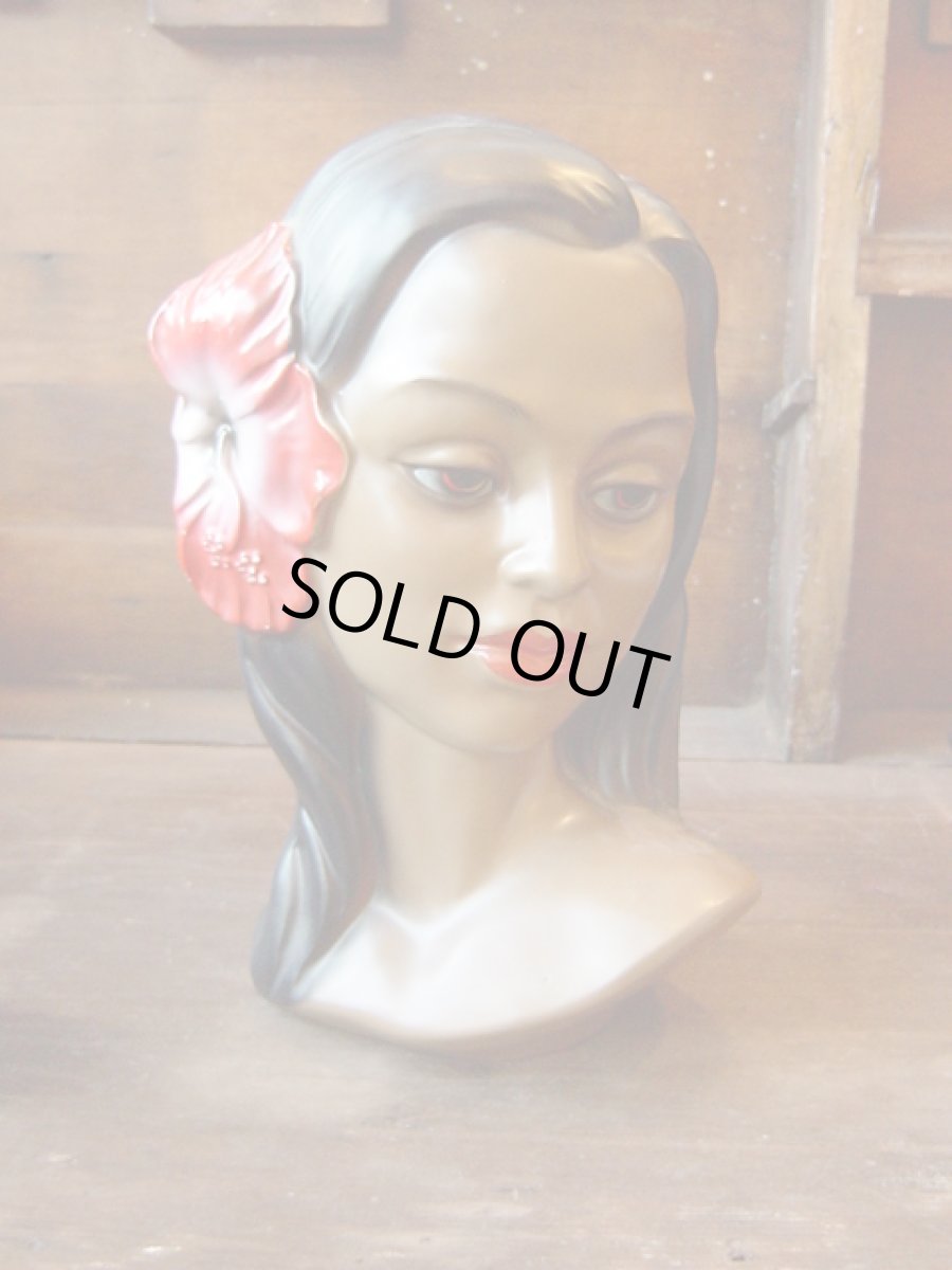 画像2: Chalkware Hula Bust (2)