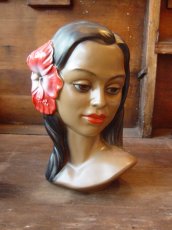 画像2: Chalkware Hula Bust (2)