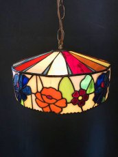 画像1: Stained Glass Pendant Light (1)