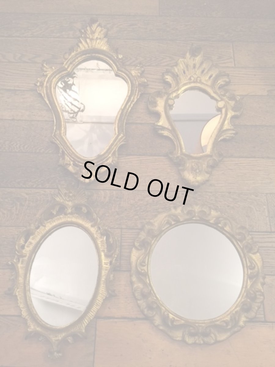 画像2: "Made In Italy" Gold Wall Mirror (2)