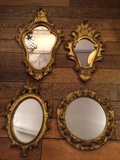 画像2: "Made In Italy" Gold Wall Mirror (2)