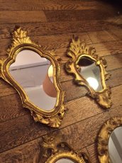 画像10: "Made In Italy" Gold Wall Mirror (10)