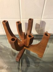 画像2: Wooden Candle Holder (2)