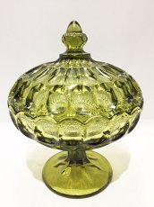 画像1: Glass Compote Plate (1)