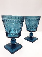 画像1: Vintage Blue Stained Glass (1)