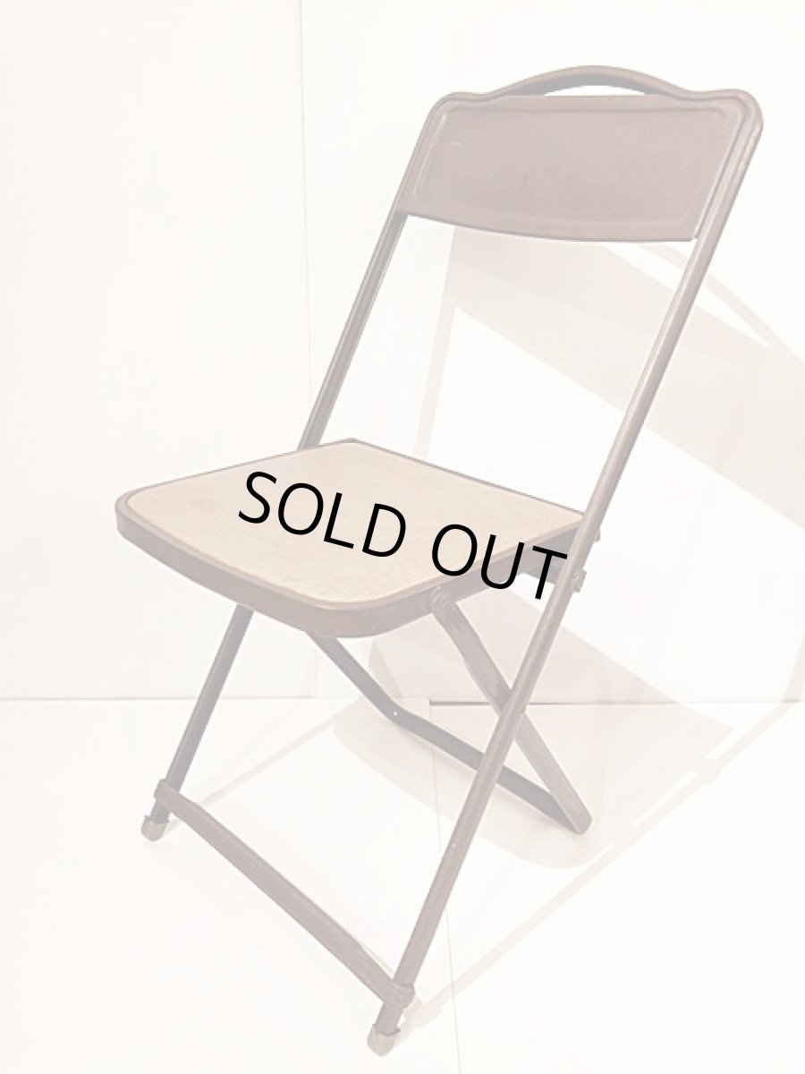 画像1: Vintage Industrial Folding Chair (1)