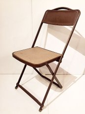 画像1: Vintage Industrial Folding Chair (1)