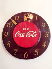 画像1: Vintage "Coca Cola" Clock (1)