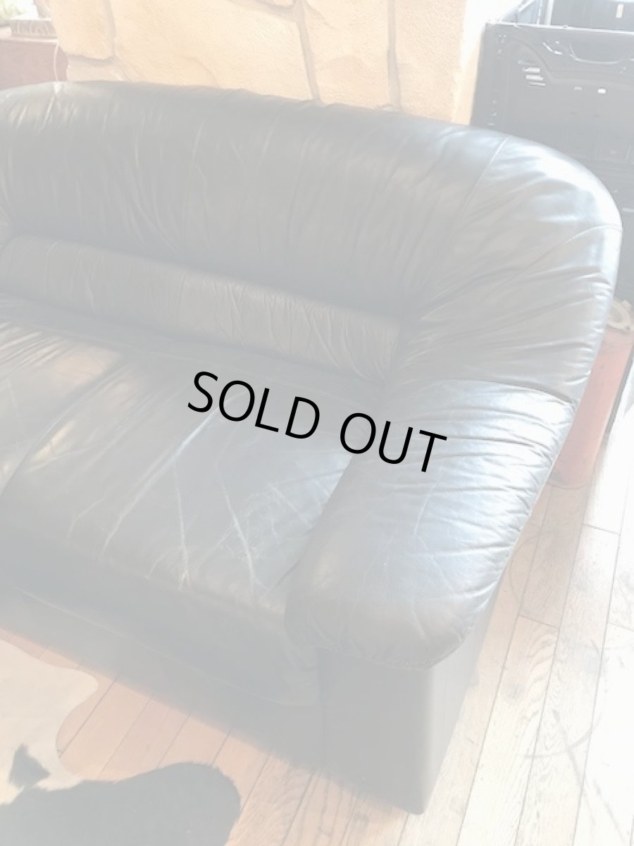 画像2: Leather 2P Sofa (2)
