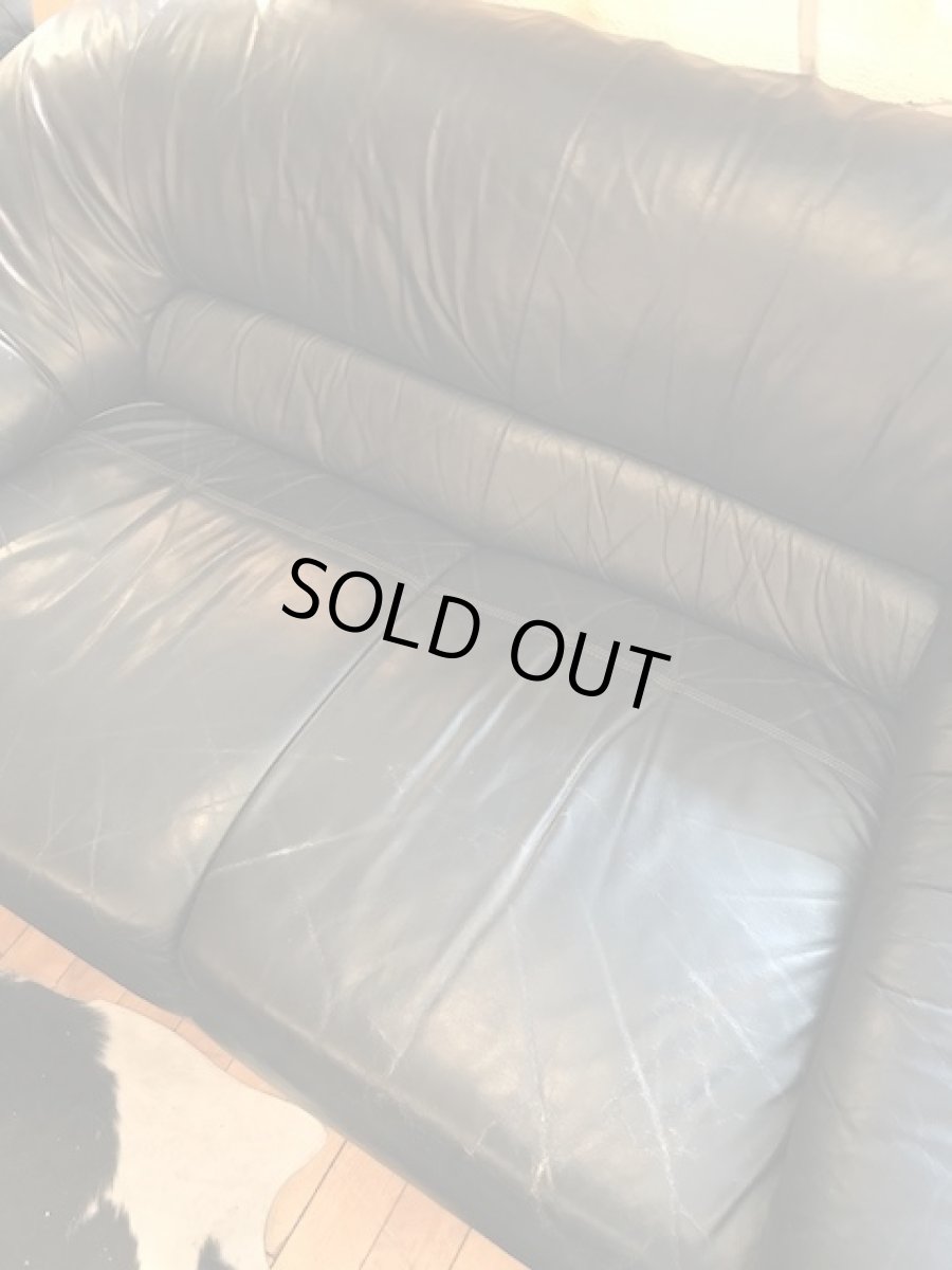 画像3: Leather 2P Sofa (3)