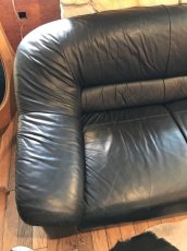 画像4: Leather 2P Sofa (4)