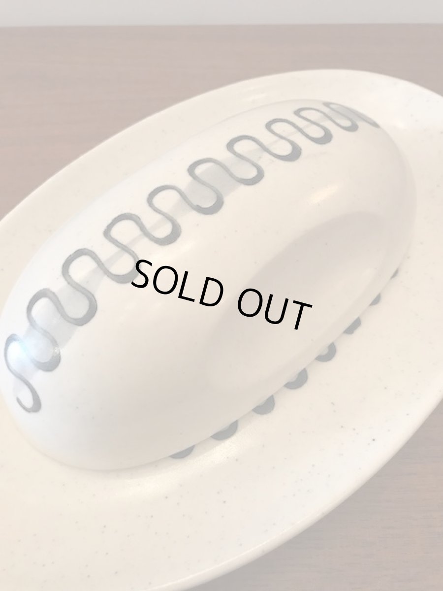 画像2: "Metlox Poppytrail" Butter cover & Plate (2)