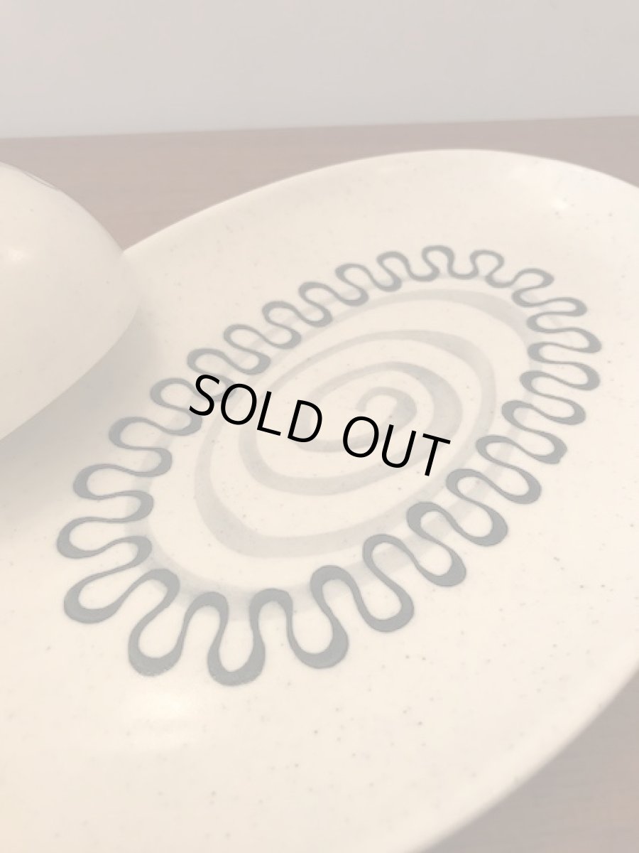 画像7: "Metlox Poppytrail" Butter cover & Plate (7)