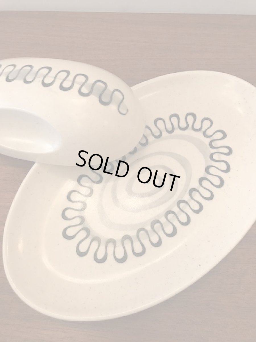 画像5: "Metlox Poppytrail" Butter cover & Plate (5)