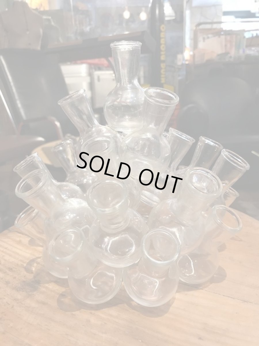 画像2: "Flask Bubble" Glass Vase (2)