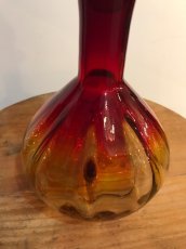 画像2: Red Glass Liqueur Decanter (2)