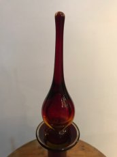 画像4: Red Glass Liqueur Decanter (4)