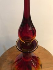 画像5: Red Glass Liqueur Decanter (5)