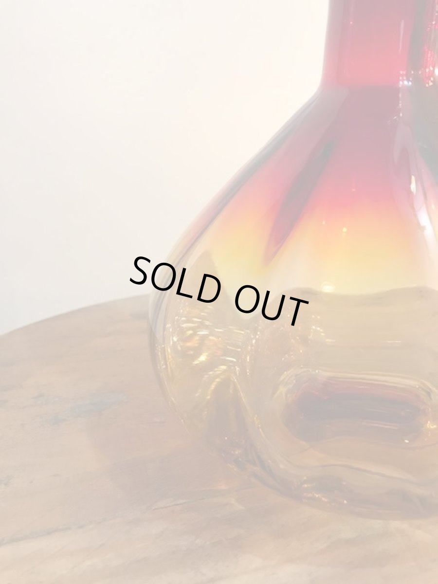 画像6: Red Glass Liqueur Decanter (6)