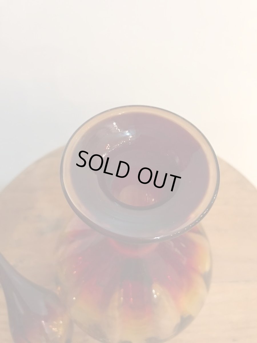 画像7: Red Glass Liqueur Decanter (7)