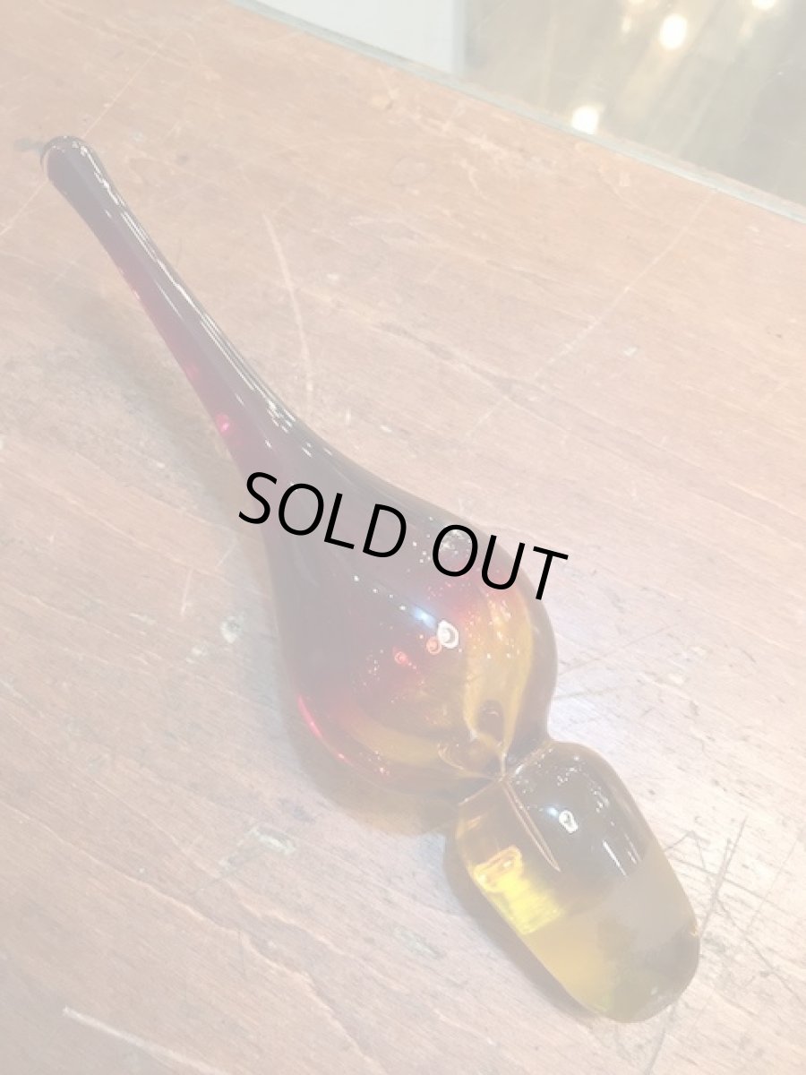 画像10: Red Glass Liqueur Decanter (10)