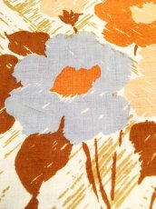 画像1: 70's Flower Percale Sheet (1)