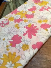 画像2: 70's Flower Percale Sheet (2)