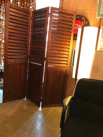 画像1: Vintage Wooden Partition