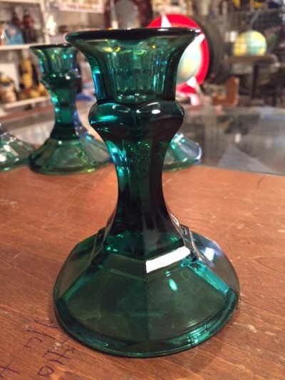 画像1: Glass Candle Holder