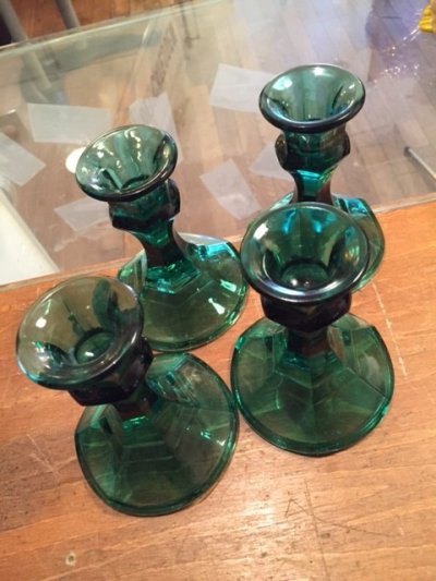 画像2: Glass Candle Holder