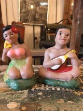 画像2: Vintage Hula Girl & Loco Boy Dolls (2)