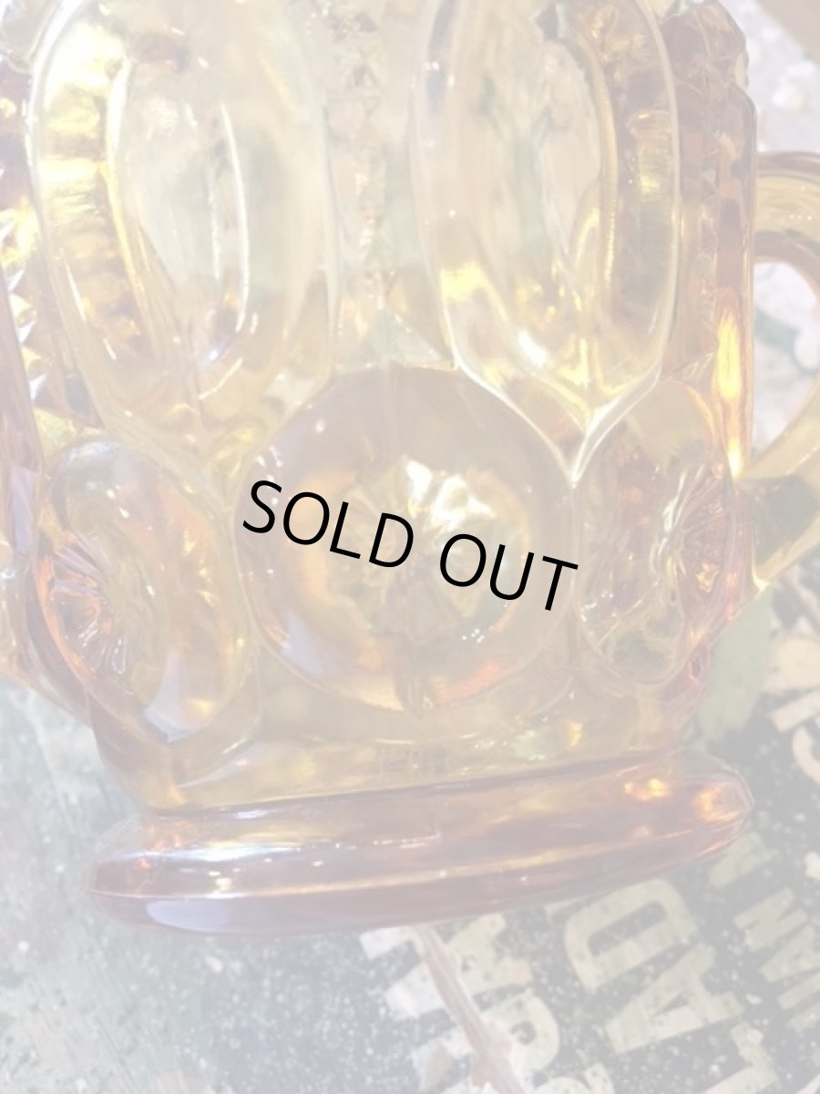 画像2: Vintage Orange Stained Glass (2)