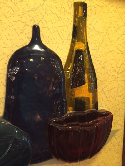 画像2: "Richter Artcraft" Glass Bottle Wall Art