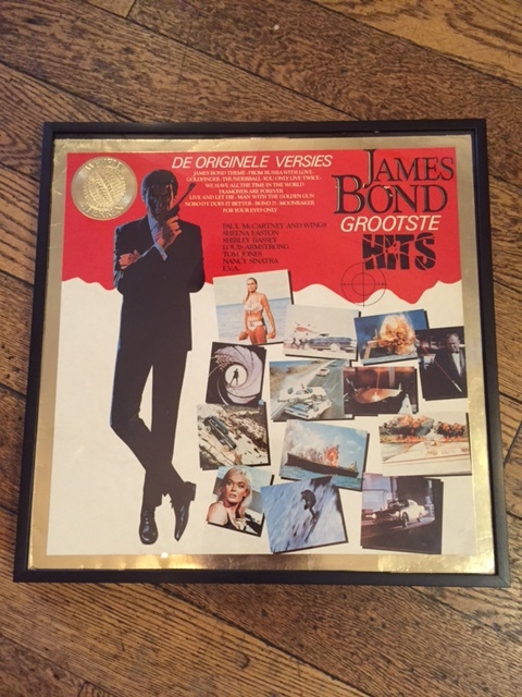 画像1: "JAMES BOND" GROOTSTE HITS Record&frame "全国送料無料" (1)