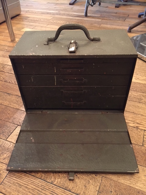 画像1: "Military" Vintage Tool Box (1)