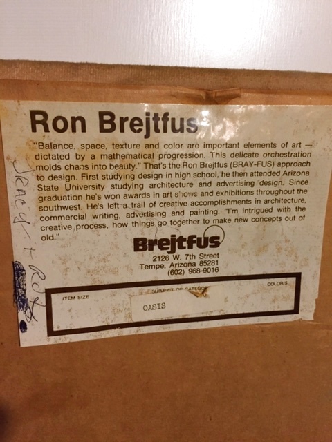 画像10: "Ron Brejtfus" Wall Hang (10)