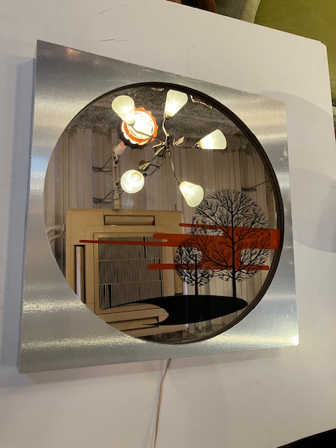 画像1: Modern Lightup Wall Mirror (1)