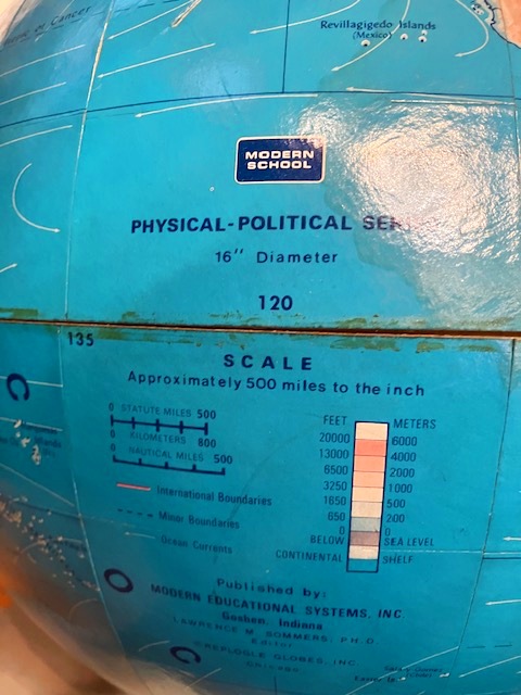 画像4: Vintage Desk  Globe (4)