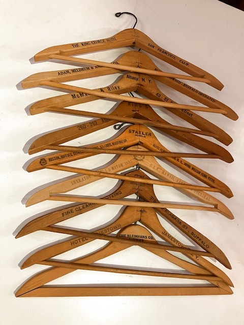 画像1: Vintage Wood Hanger (1)